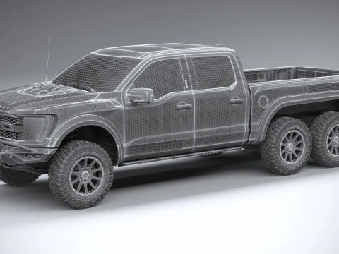 Hennessey Velociraptor 6X6 2024 Modelo 3D