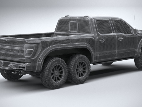 Hennessey Velociraptor 6X6 2024 Modèle 3D