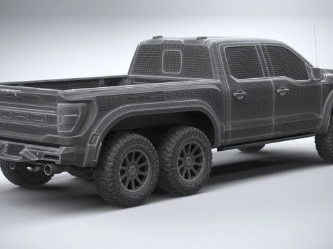 Hennessey Velociraptor 6X6 2024 Modelo 3D