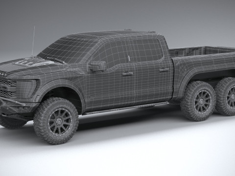 Hennessey Velociraptor 6X6 2024 Modèle 3D