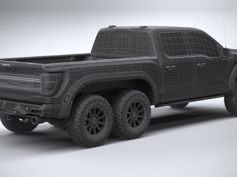 Hennessey Velociraptor 6X6 2024 Modèle 3D
