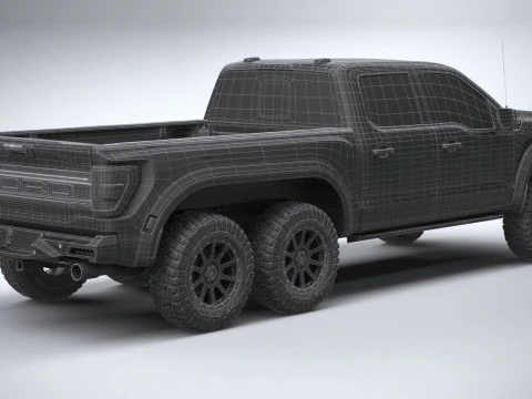 Hennessey Velociraptor 6X6 2024 Modelo 3D
