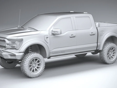 Hennessey Venom 800 F-150 2024 3D Model