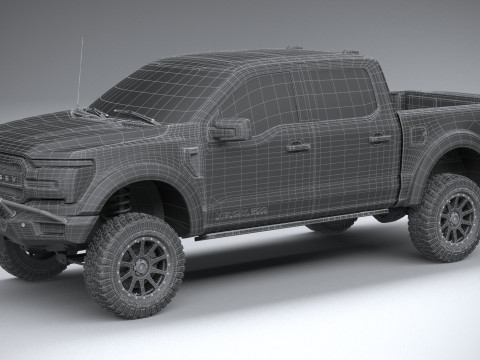 Hennessey Venom 800 F-150 2024 3D Модель