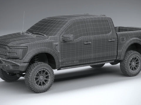 Hennessey Venom 800 F-150 2024 3D Model