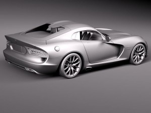 Dodge Viper GTS 2013 Model 3D