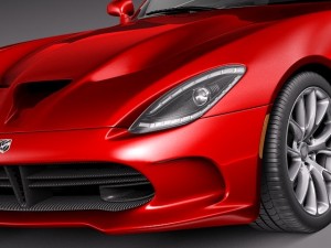 Dodge Viper GTS 2013 Model 3D