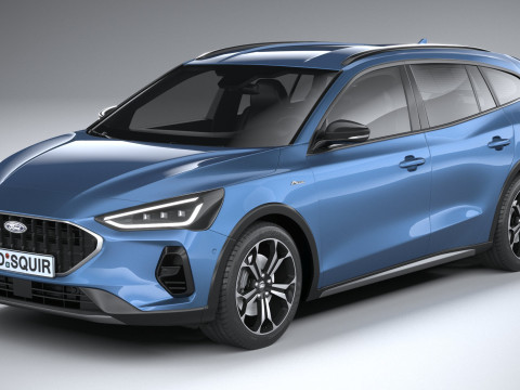 Focus Active Wagon 2022 Model 3D