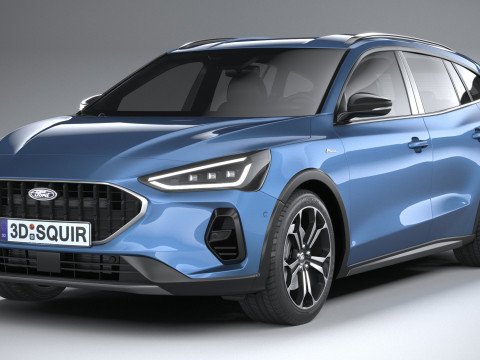 Focus Active Wagon 2022 Model 3D