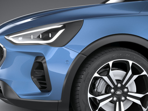 Focus Active Wagon 2022 Model 3D