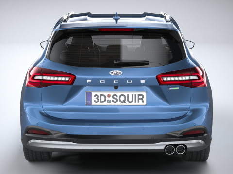 Focus Active Wagon 2022 Model 3D