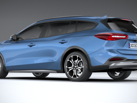 Focus Active Wagon 2022 Model 3D