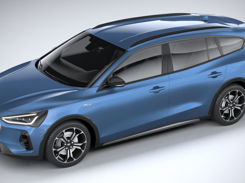 Focus Active Wagon 2022 Model 3D
