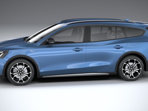 Focus Active Wagon 2022 Model 3D