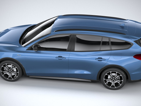Focus Active Wagon 2022 Model 3D