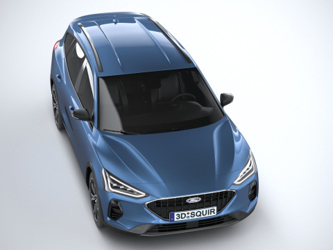 Focus Active Wagon 2022 Model 3D