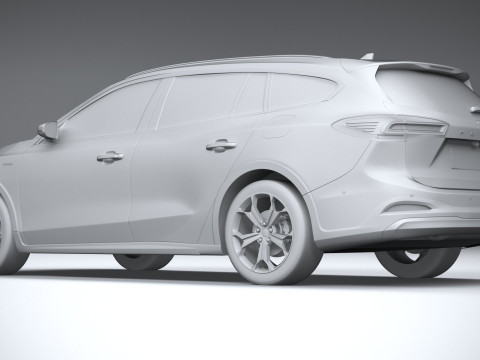 Focus Active Wagon 2022 Model 3D