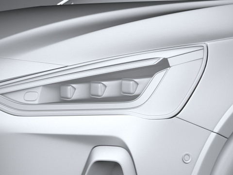 Focus Active Wagon 2022 Model 3D