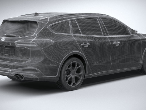 Focus Active Wagon 2022 Model 3D