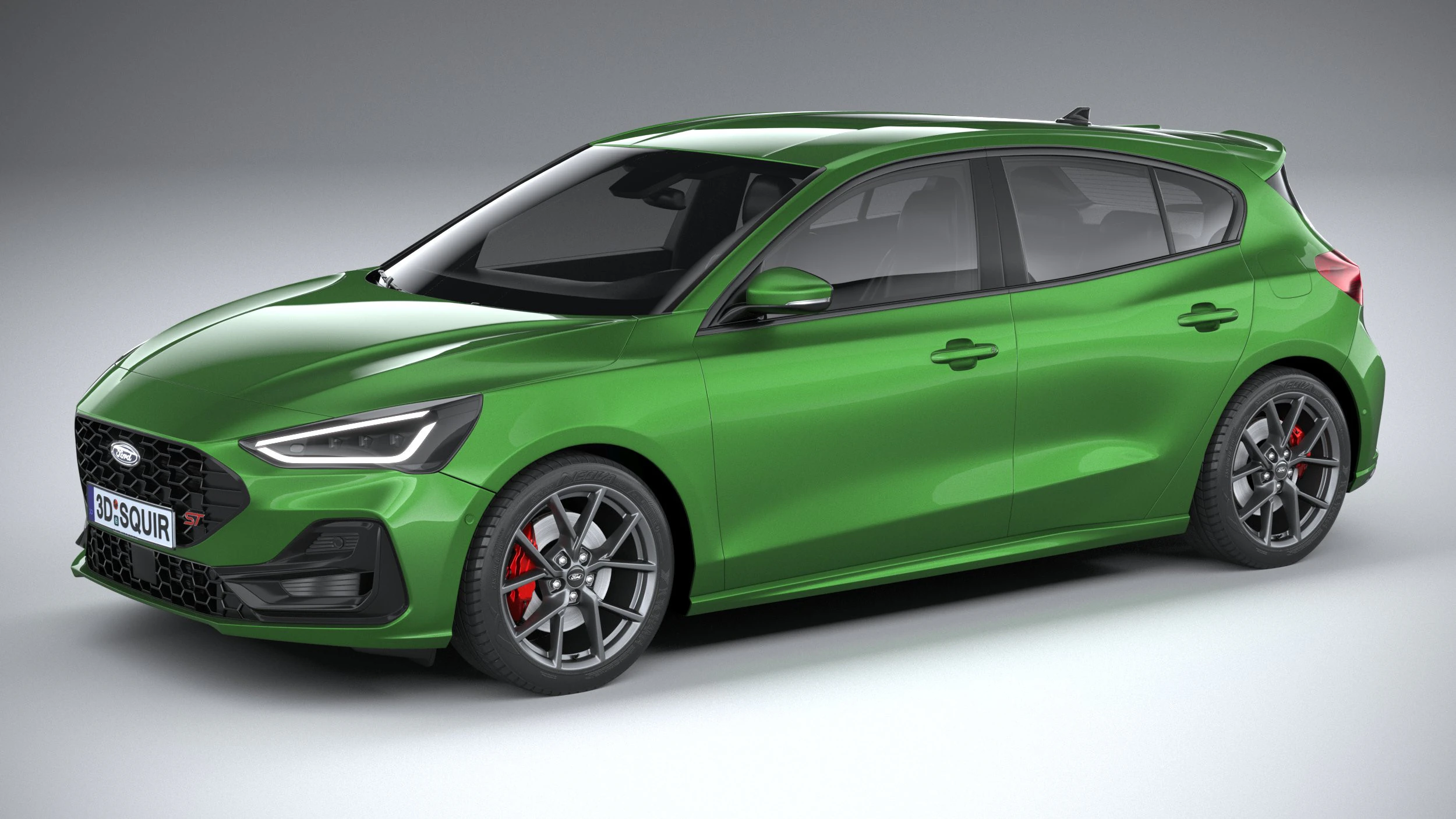 Focus ST 2022 3D Model .c4d .max .obj .3ds .fbx .stl .blend 