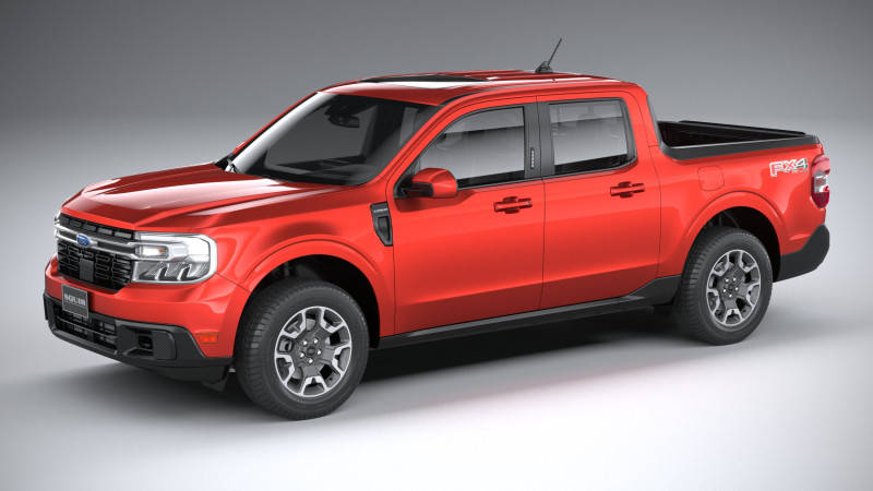 Maverick Lariat FX4 2022 Modèle 3D .c4d .max .obj .3ds .fbx .stl .blend