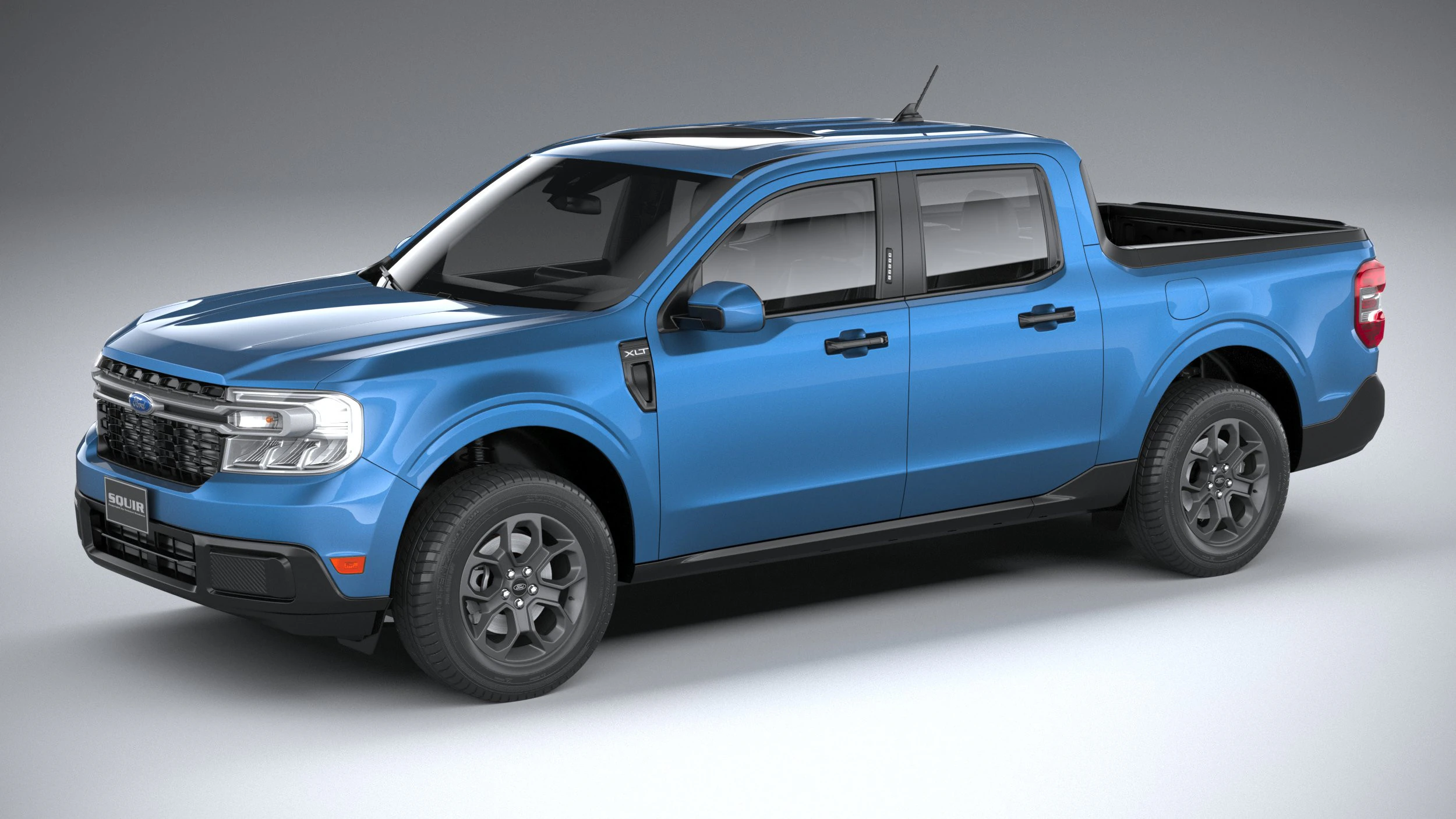 Maverick XLT 2022 3D Model .c4d .max .obj .3ds .fbx .stl .blend
