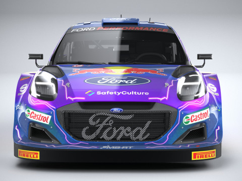 Puma M-Sport WRC Hybrid Rally1 2022 lowpoly Model 3D