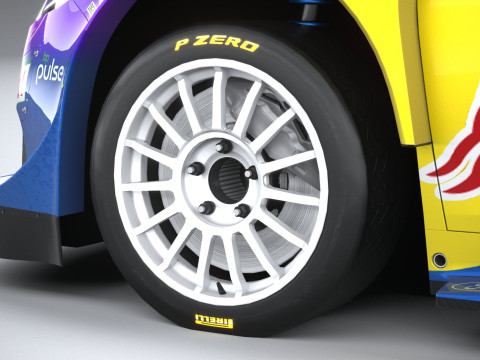 Puma M-Sport WRC Hybrid Rally1 2022 lowpoly Model 3D