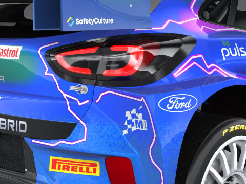 Puma M-Sport WRC Hybrid Rally1 2022 lowpoly Model 3D