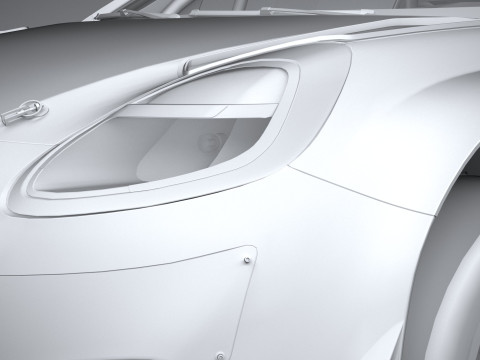Puma M-Sport WRC Hybrid Rally1 2022 lowpoly Model 3D