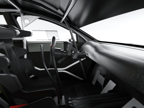 Puma M-Sport WRC Hybrid Rally1 2022 lowpoly Model 3D