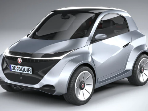 Generic City EV 2022 3D Model