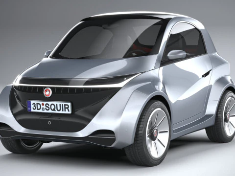 Generic City EV 2022 3D Model