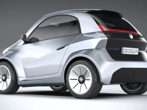 Generic City EV 2022 3D Model