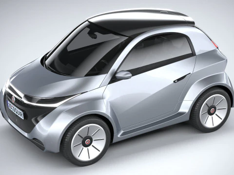 Generic City EV 2022 3D Model