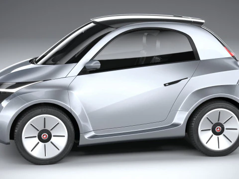 Generic City EV 2022 3D Model