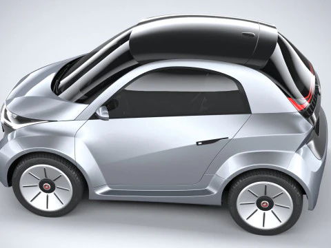 Generic City EV 2022 3D Model