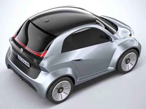 Generic City EV 2022 3D Model