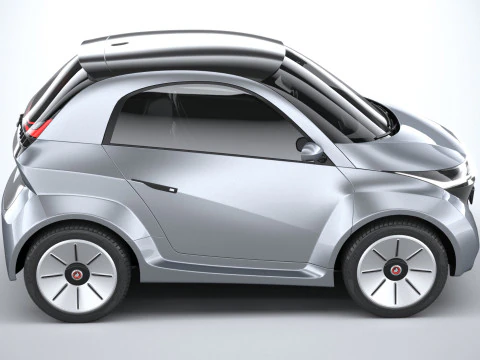 Generic City EV 2022 3D Model