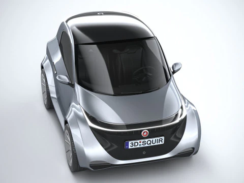 Generic City EV 2022 3D Model