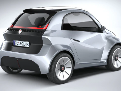 Generic City EV 2022 3D Model