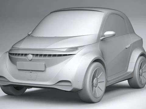 Generic City EV 2022 3D Model