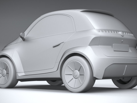 Generic City EV 2022 3D Model