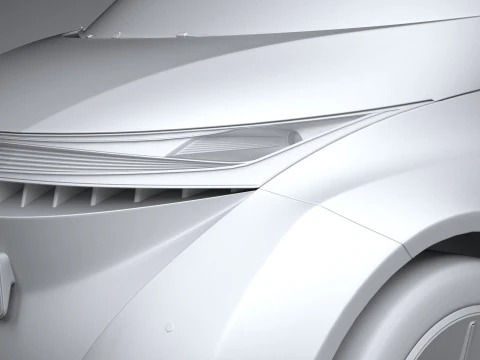 Generic City EV 2022 3D Model