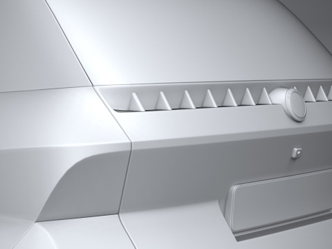 Generic City EV 2022 3D Model