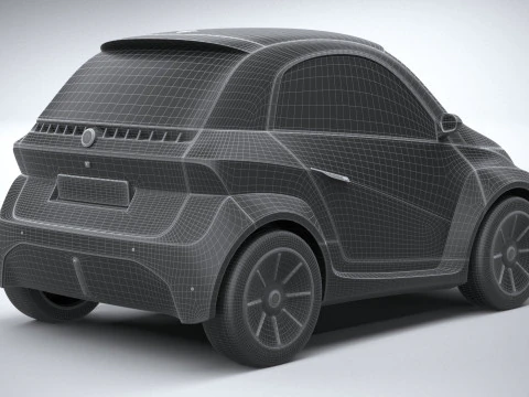 Generic City EV 2022 3D Model