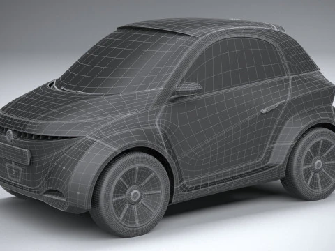 Generic City EV 2022 3D Model