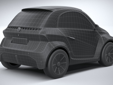 Generic City EV 2022 3D Model