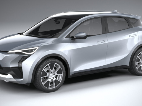 Generic Crossover v1 2022 LowPoly Modelo 3D