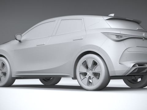 Generic Crossover v1 2022 LowPoly 3D Model